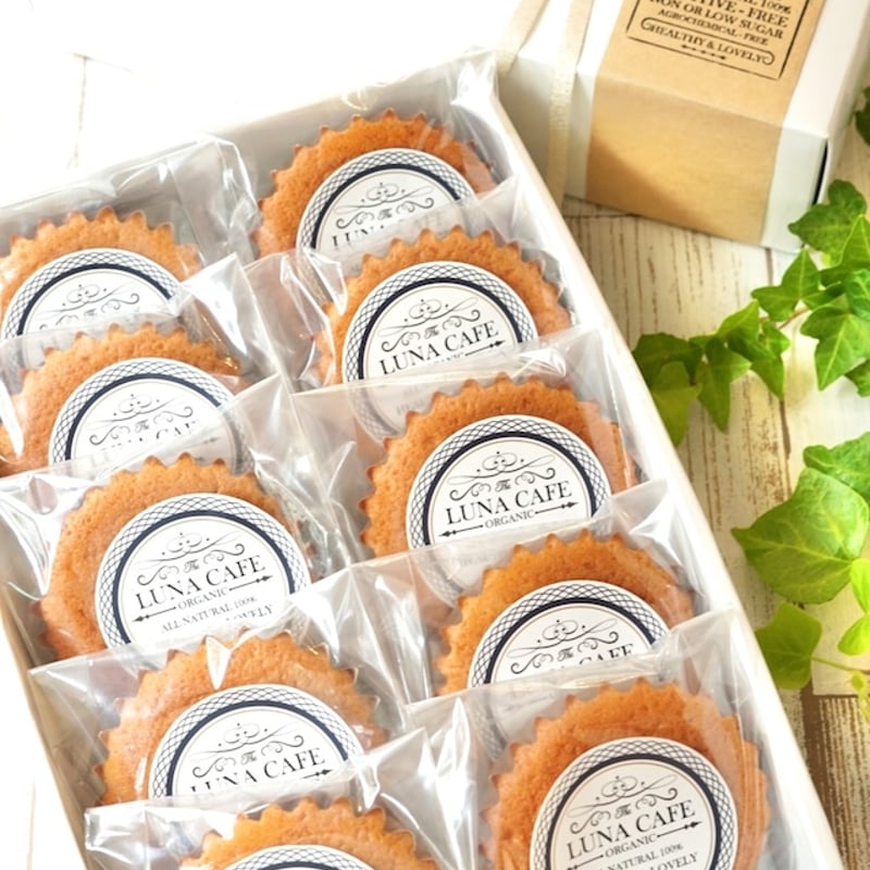 マドレーヌ ギフトBOX(10個入り) | luna-cafe-organic online