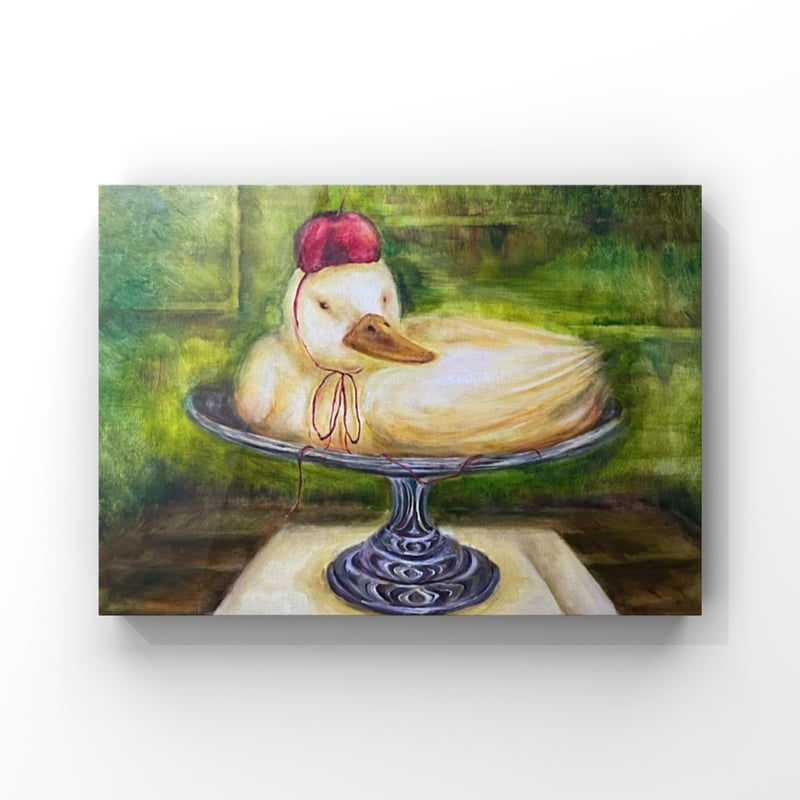 プリンアラモードになりたいアヒルちゃん | 小さな美術館