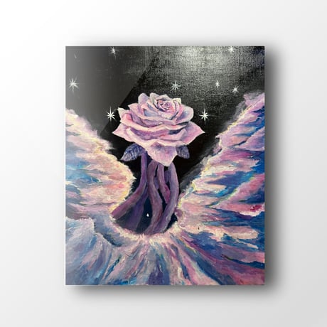 花言葉(薔薇ピンク紫 | 小さな美術館