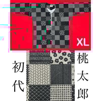 276 岡山 桃太郎 鯉口シャツ サイズXL(特大) ブロード生地琉球シーサー CATEGORY 鯉口シャツ | 初代 桃太郎 岡山