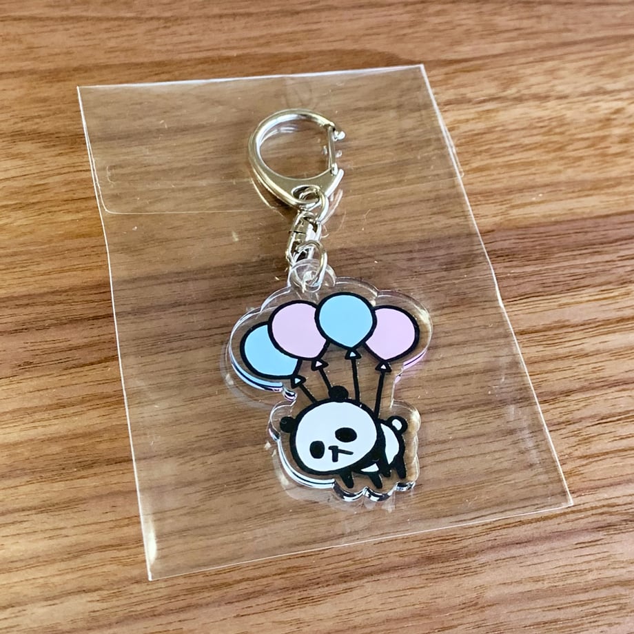 パンダ（彩浜） 誕生日 期間限定アクリルキーホルダー アクリルキーホルダー（パンダ） | nakata bench STORE