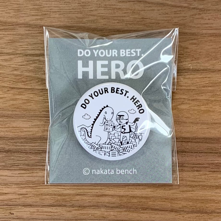 缶バッジ（HERO） | nakata bench STORE