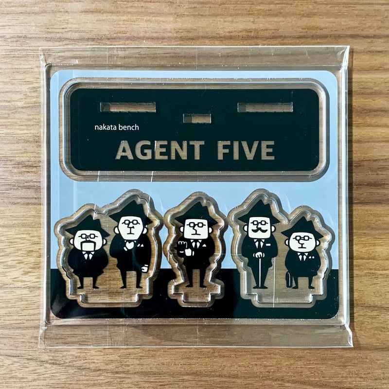 希少｜アクリルのオブジェ アクリルフィギュア（エージェントファイブ） | nakata bench STORE