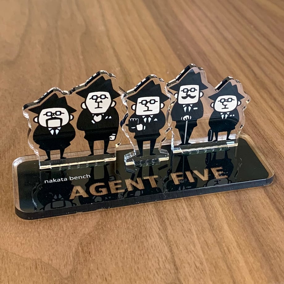 アクリルフィギュア（エージェントファイブ） | nakata bench STORE