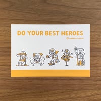 ポストカード（ HEROES 黄色 ）