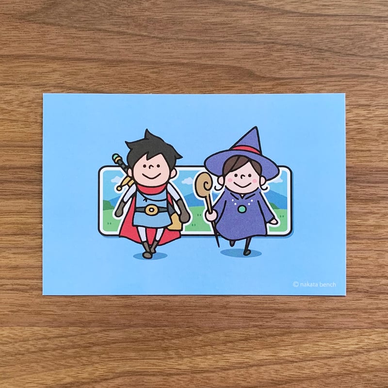 ポストカード（ 勇者と魔法使い ） | nakata bench STORE