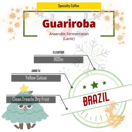 S『ブラジル』グアリロバ農園　ラクティックファーメンテーション　※コーヒー豆150g
