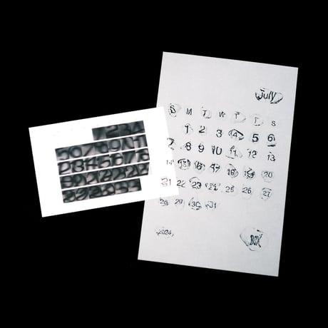 BOX CALENDAR 2024