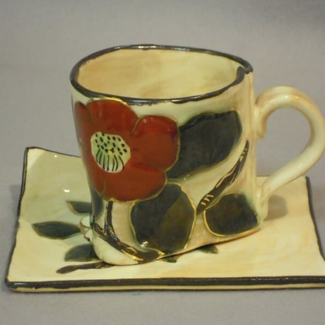 彩椿コーヒー碗