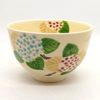 紫陽花抹茶碗