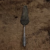 antique cake server