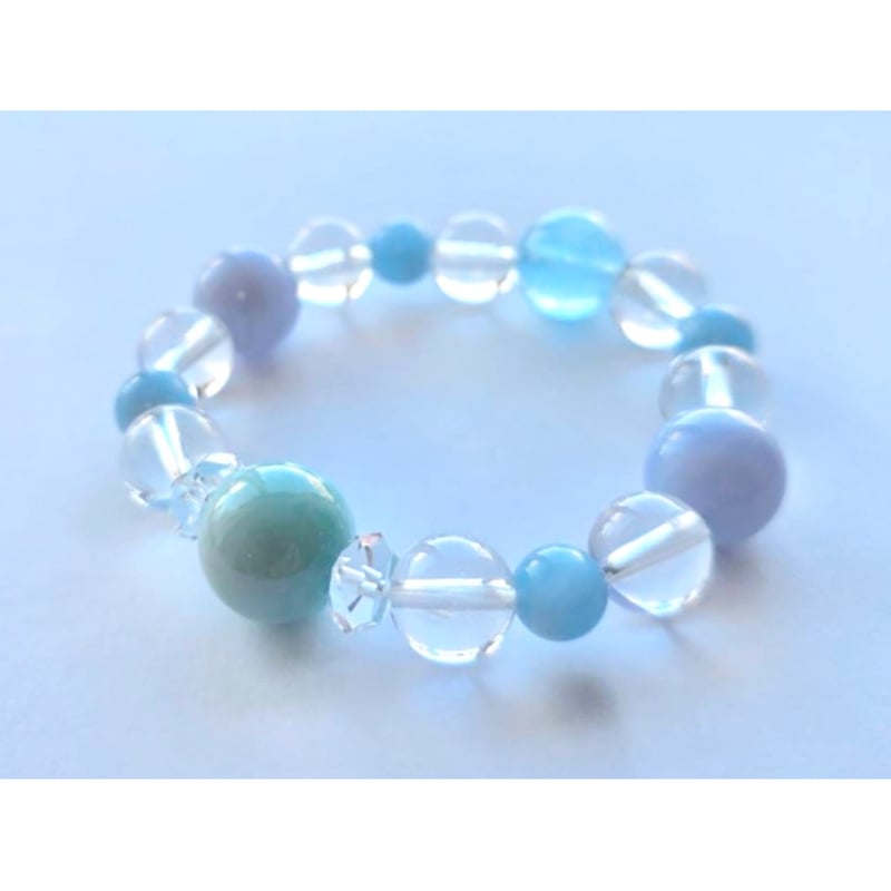 ラリマー【左手ブレスレット】 | WISTERIA-KYOKO