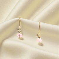 【ピンクトルマリン】 ピアス