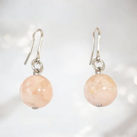 【桜めのう】 ブレスレット ☆ ピアス