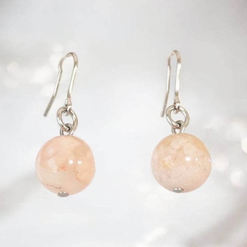 桜めのう】 ブレスレット ☆ ピアス | WISTERIA-KYOKO