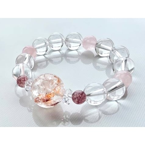 オーラクリスタルクォーツ 【浄化ブレスレット】 | WISTERIA-KYOKO