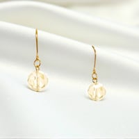 【レモンクォーツ】 ピアス