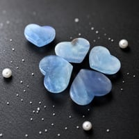 ♡ ブルーフローライト ハート ♡