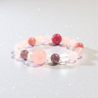 【ロードナイト＆マルチスピネル】 ♡ 女子力アゲアゲブレスレット