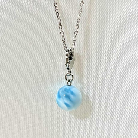 ※おもいで　【高品質•希少】ラリマーペンダントネックレスとブレスレットペア ラリマー|大人のための上質なシルバーアクセサリー通販｜新宿銀の蔵