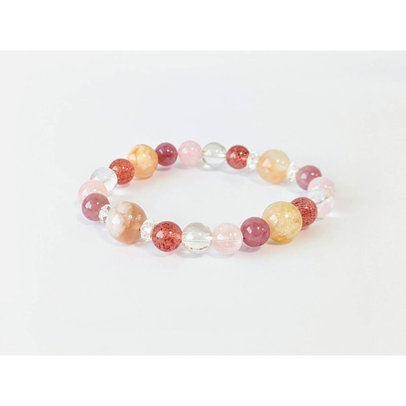 桜めのう】 ブレスレット ☆ ピアス | WISTERIA-KYOKO