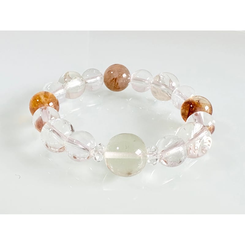 リビアングラスブレスレット【左手用】 ① | WISTERIA-KYOKO