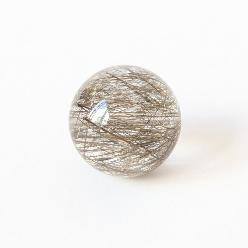 シルバールチルクォーツ 【1粒】 16mm前後 | WISTERIA-KYOKO