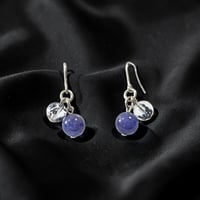 お口チャック ピアス【タンザナイト＆スティブナイトインクォーツ】