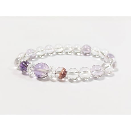 【エレスチャルクォーツ】 ブレスレット 《右手可》 ☆ ピアス