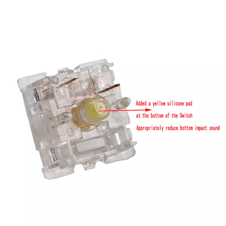 Gateron North Pole 2.0 Transparent / Linear / Yellow 50g