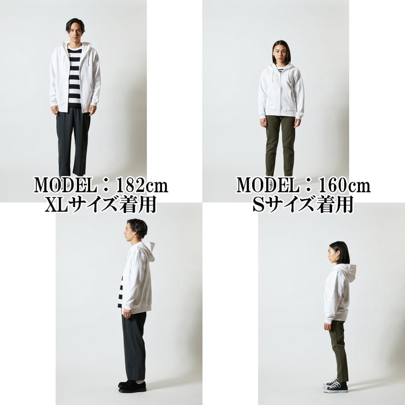パーカー 大津絵 鬼の寒念仏 長袖 メンズ レディス 029A [受注生産品
