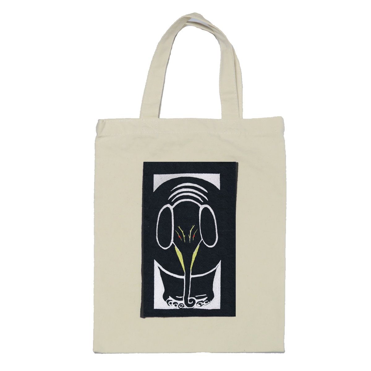 伊藤若冲 「象図」 刺繍 ストートバッグ (M) W26×H33 [受注生産品  