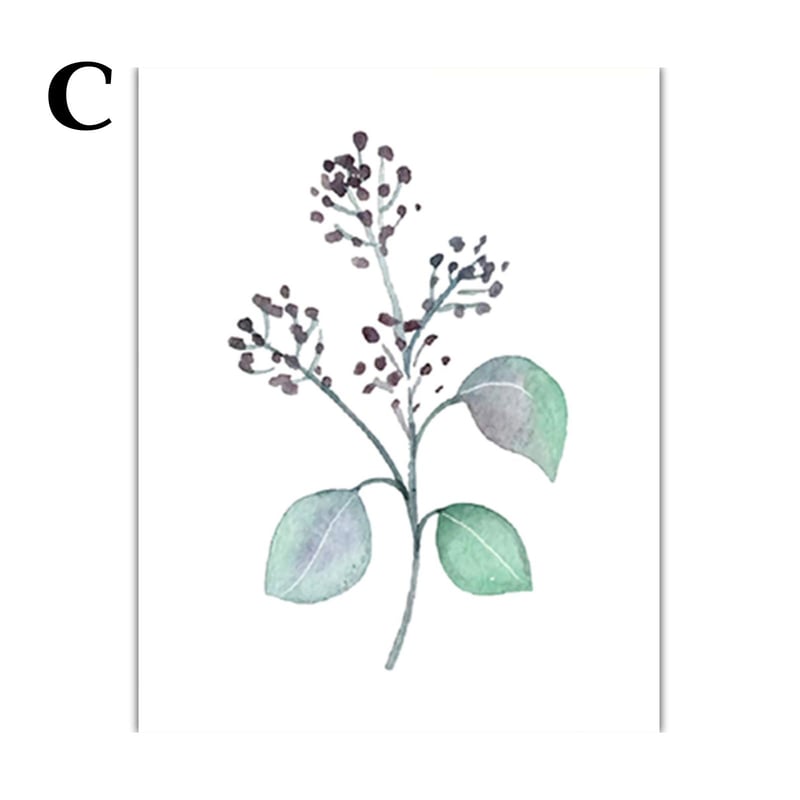 植物 アート ポスター 21×30cm ボタニカル ナチュラル シンプル カフェ