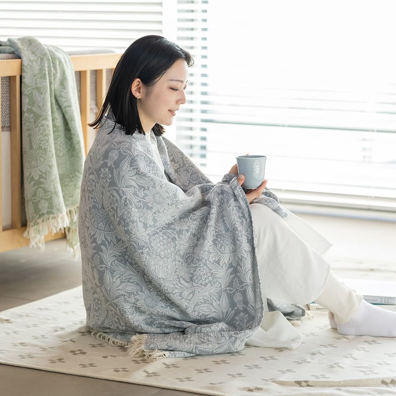 KLIPPAN - まみー【新品未使用】KLIPPANクリッパン　コットンスロー DECOR KLIPPAN/クリッパン スロー ゴットランド マルチ ピンク