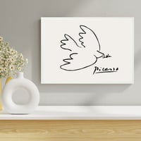 サラデママ ピカソ 平和の鳩 アート ポスターpablo picasso A4サイズ 21×30cm フレーム別売