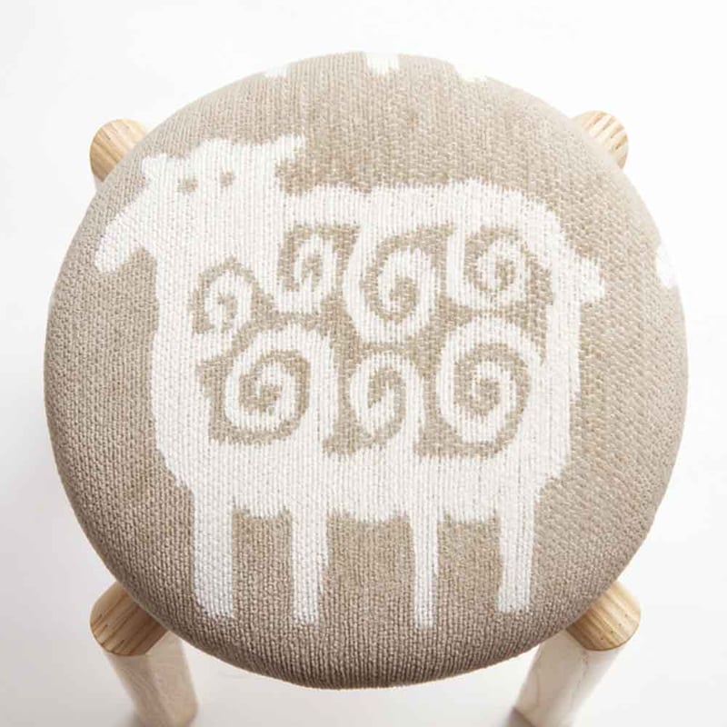 クリッパン 匠工芸 コラボ スツール ヒツジ シュニール コットン 北欧