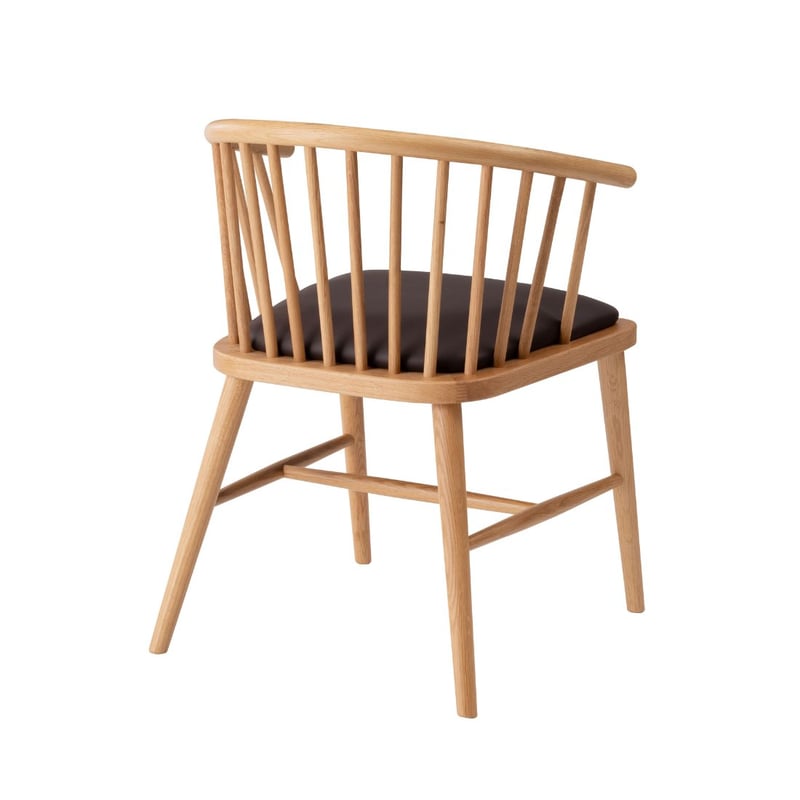 ウィンザーチェア オーク 木製 ダイニング アーム チェア 完成品