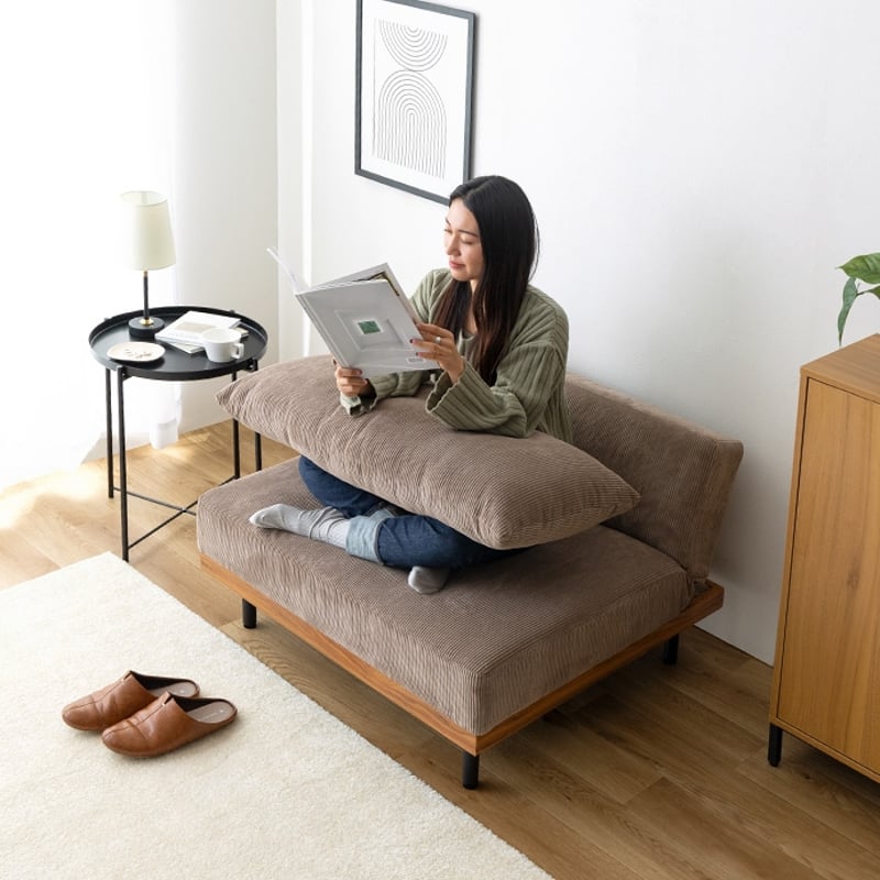 2人掛け リクライニング ソファベッド ゆったり 幅180cm 組み換え自由