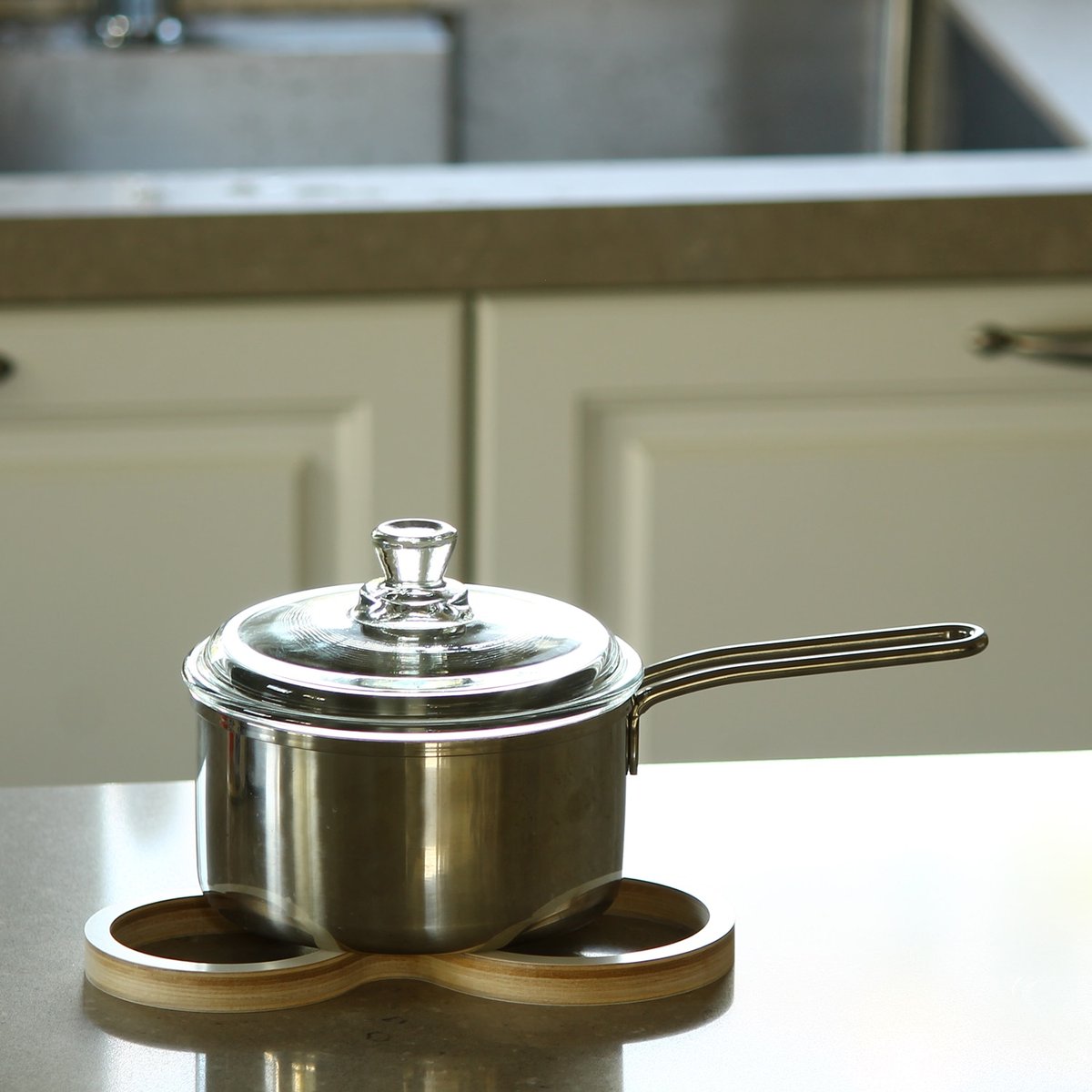 マヤムー M / L セット 白樺のポットスタンド 鍋敷き majamoo