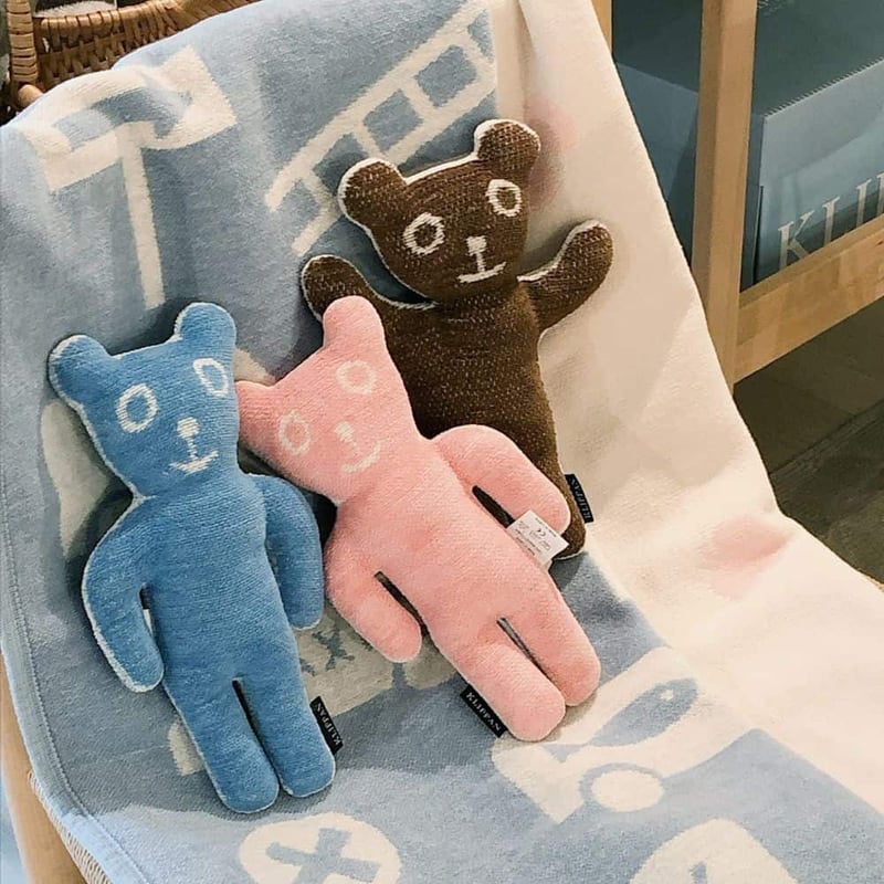 クリッパン カドリートイズ ブルーノ ピンク ぬいぐるみ オーガニック
