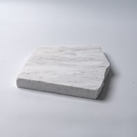 stone plate  -white marble-