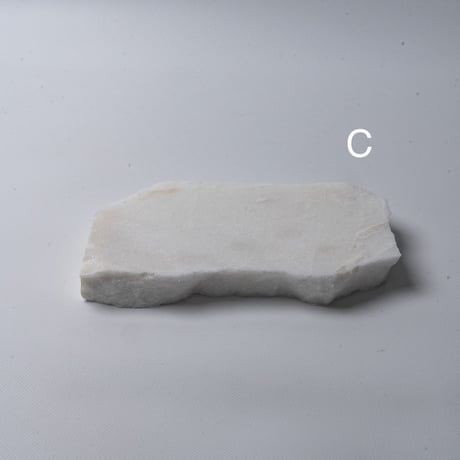 stone plate  -white marble-