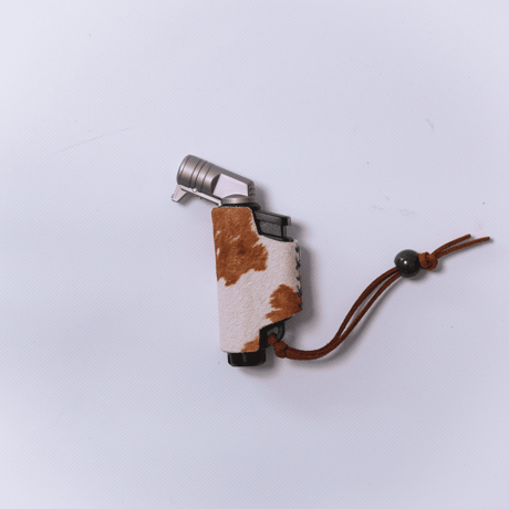 torch lighter -leather case-