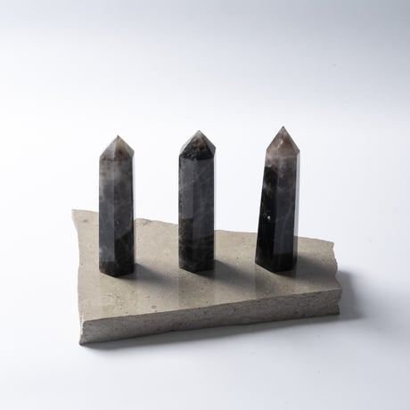 Incense Holder  -Smoky Quartz-