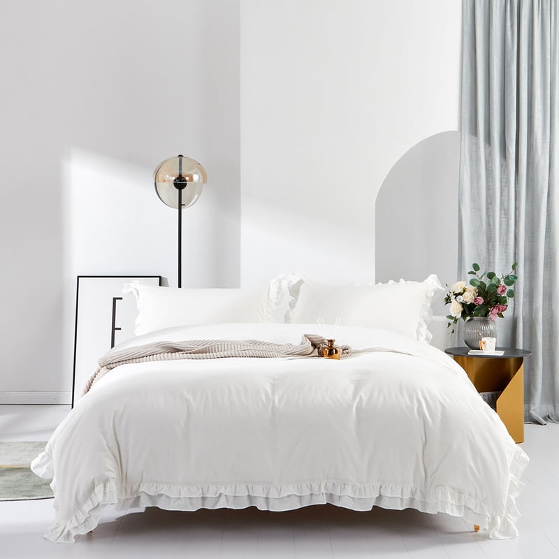 MILDLY 布団カバーセット 4点セット 綿100% シングル セミダブル