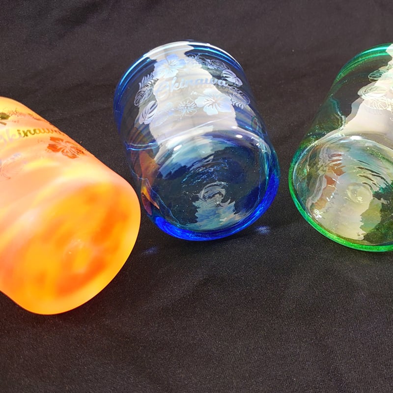 琉球ガラス3色セット【OkinawanGlass】 | かりゆし・21OnlineShop
