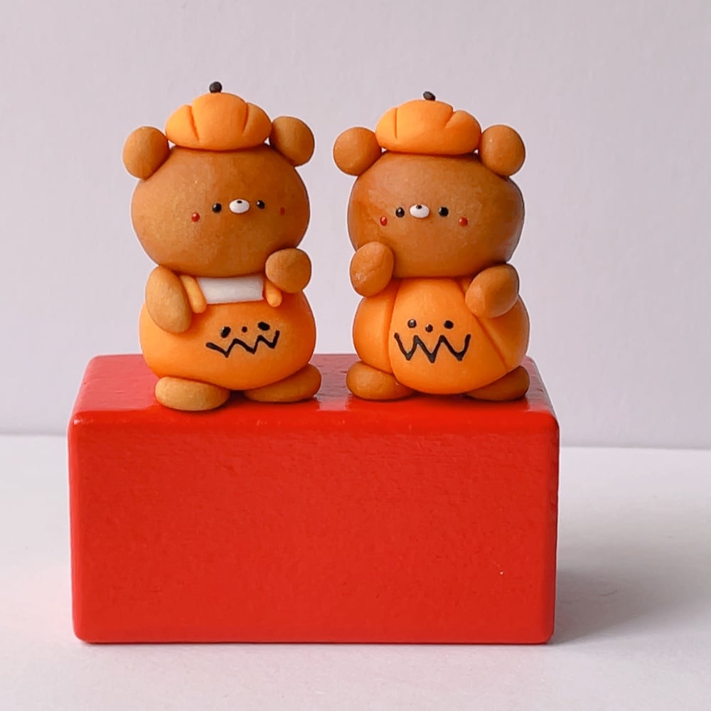 No.31 ハロウィン2025 双子ちよくま | ちよくまストア