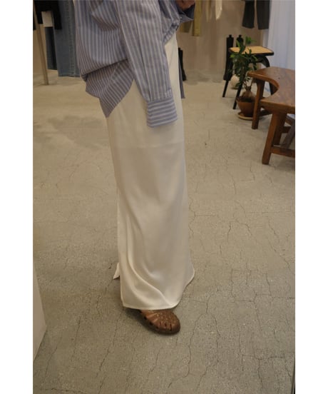 MARGE   "West tuck drape maxi skirt"