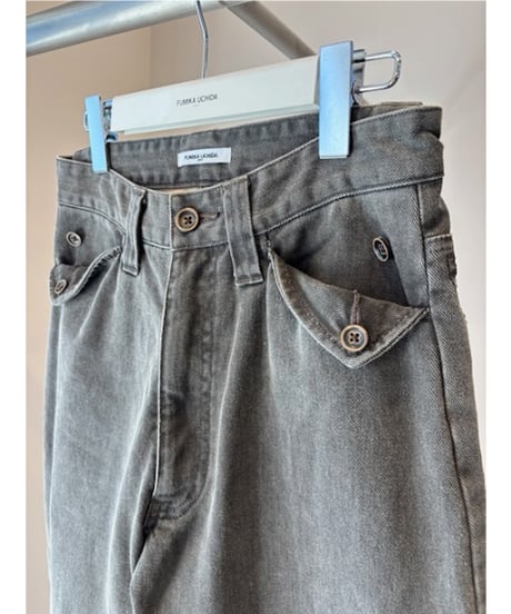 FUMIKA_UCHIDA "Katsuragi Straight Pants" taupe / 36