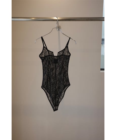 charrita "Body encaje" body suits / black
